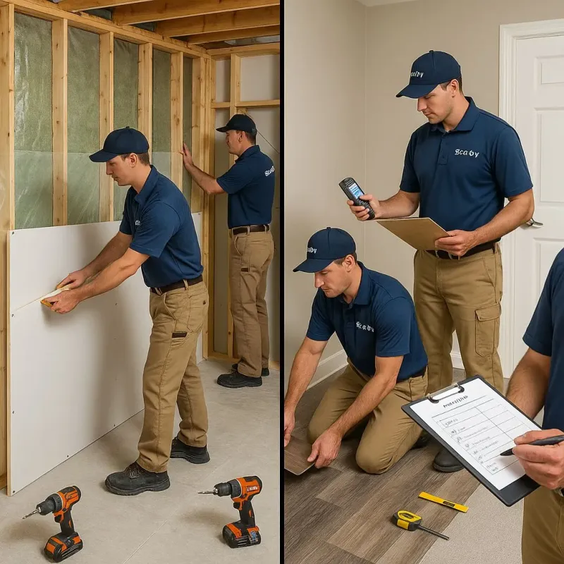 Repairs and Reconstruction process in Conway, NH